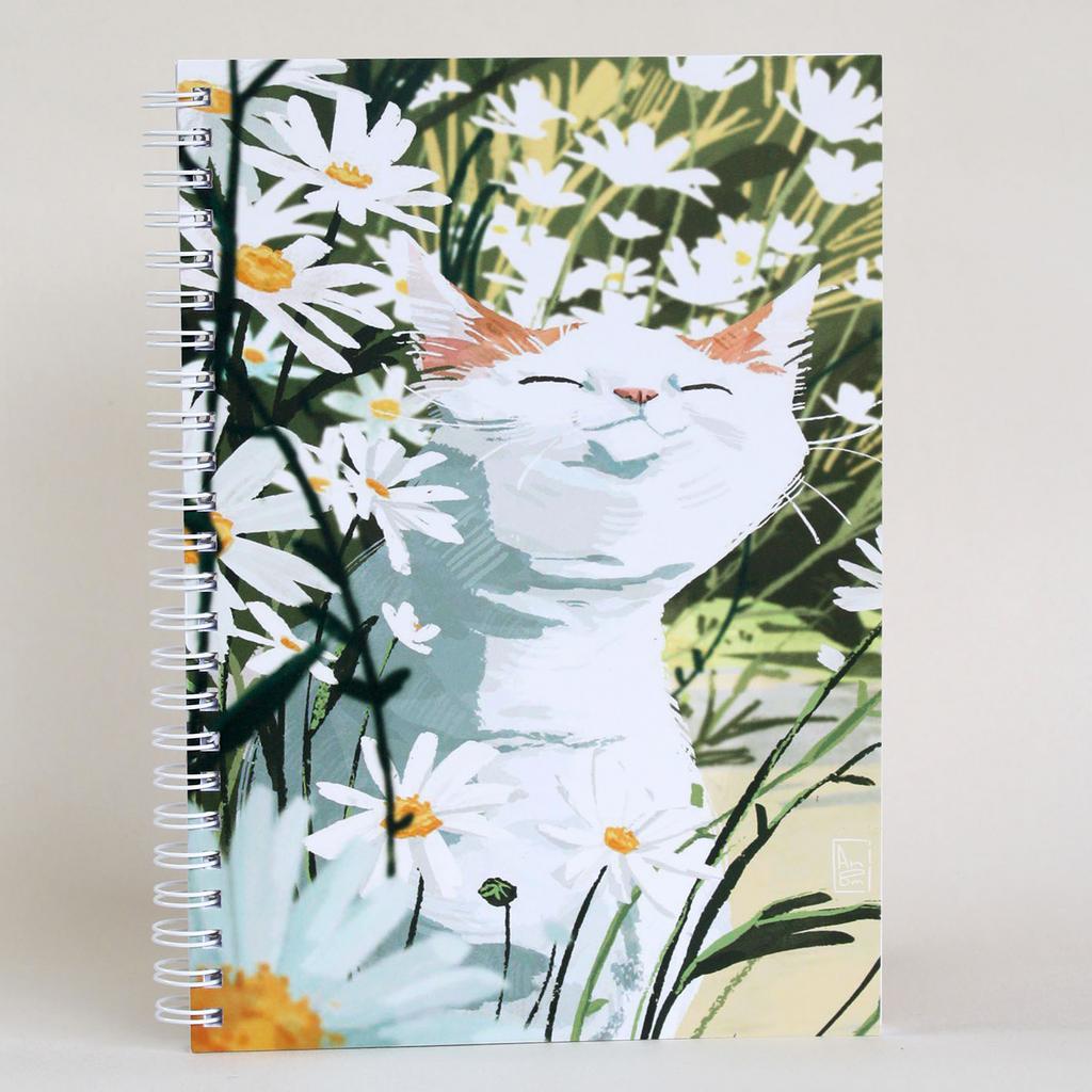 Блокнот А5 в точку «В ромашках»