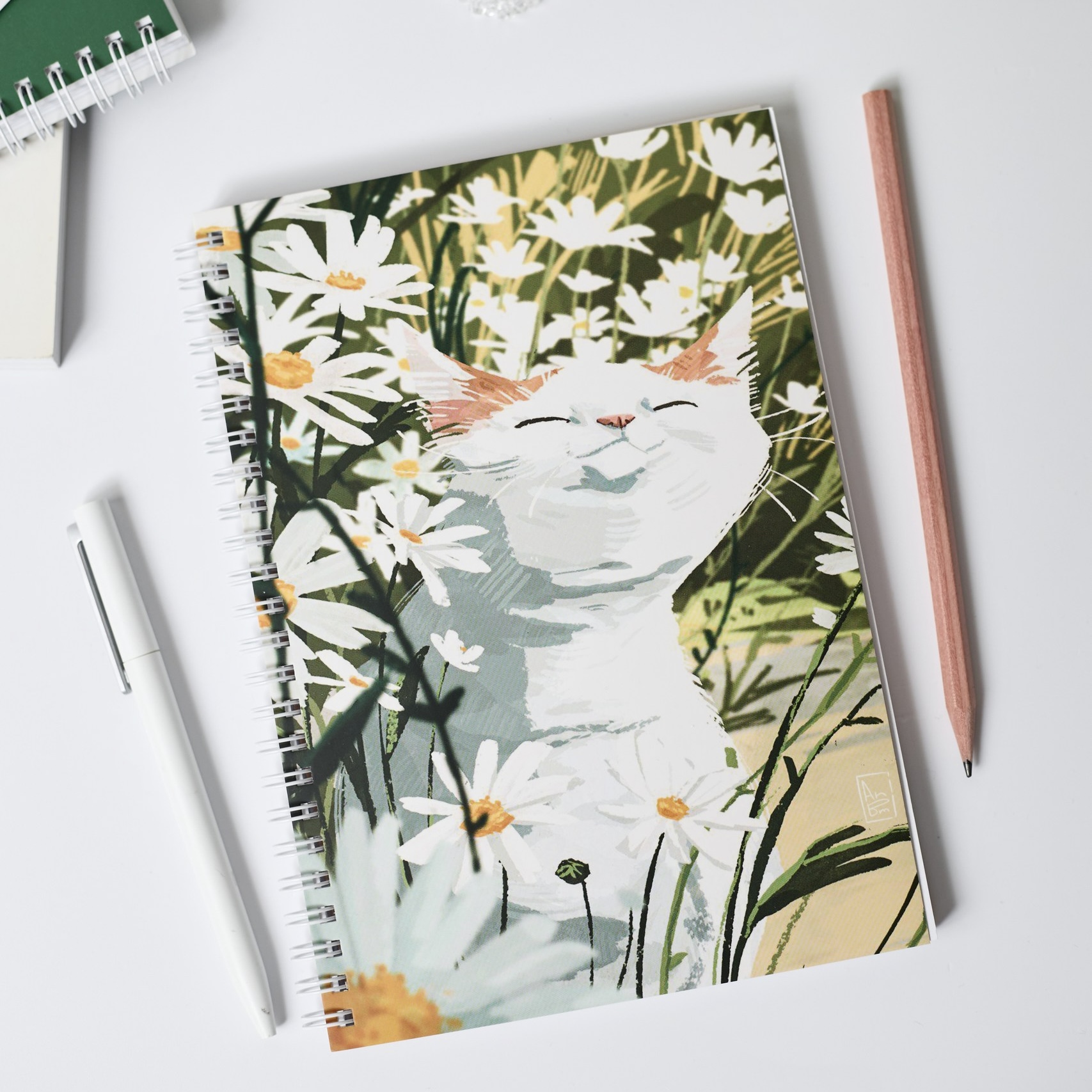 Блокнот А5 в точку «В ромашках»