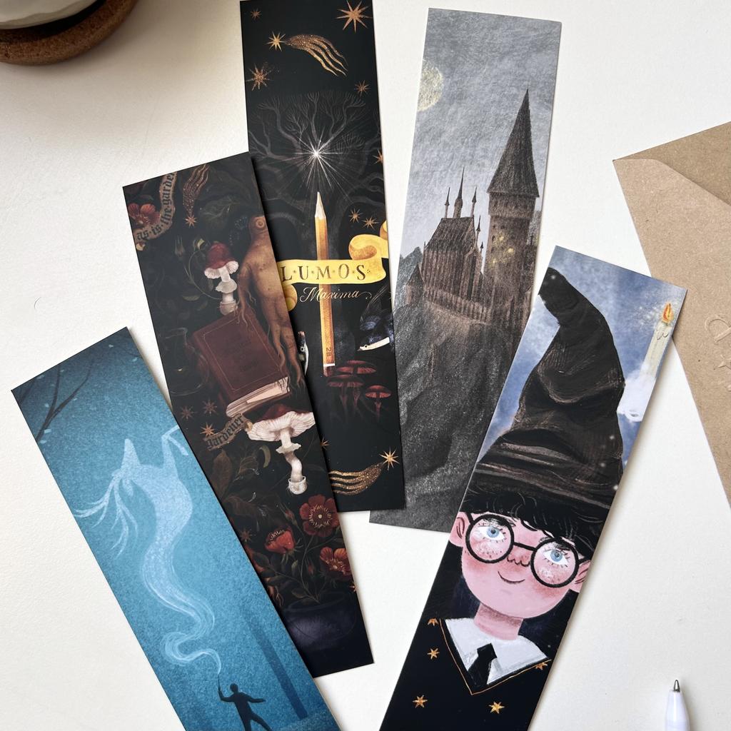 Набор книжных закладок 5 шт. Гарри Поттер [garage sale]