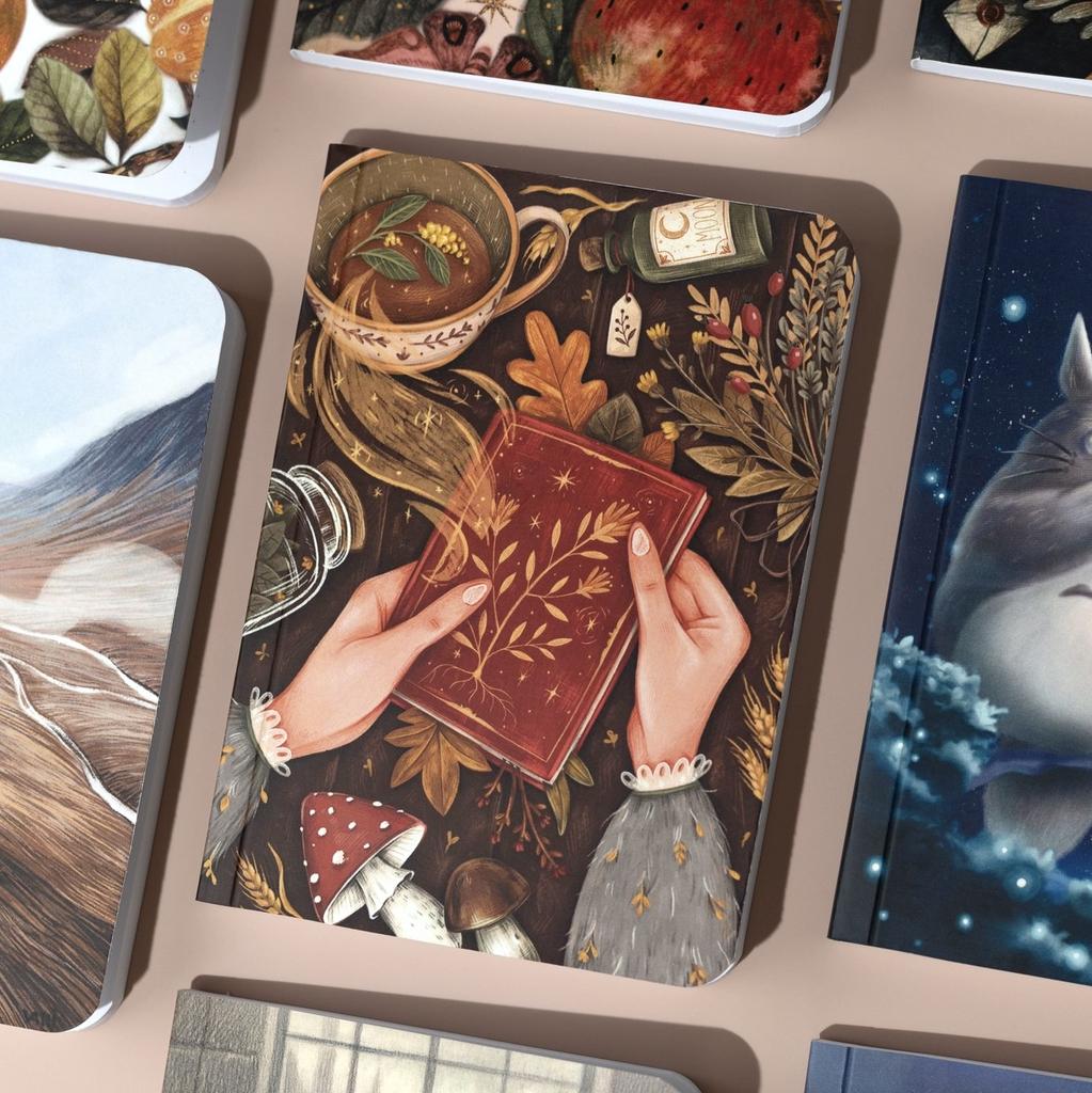 Блокнот A6 В руках Осень [garage sale]