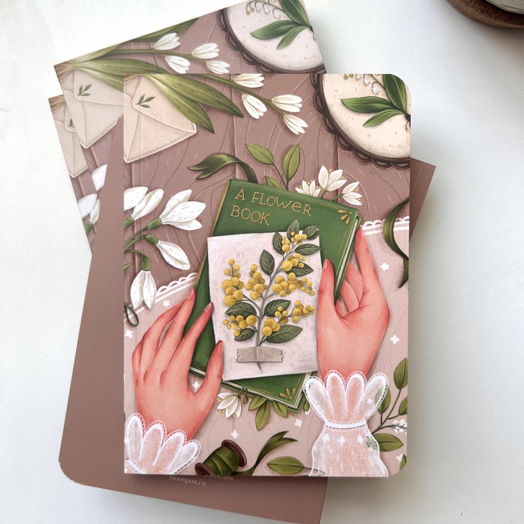 Блокнот A6 В руках Весна [garage sale]