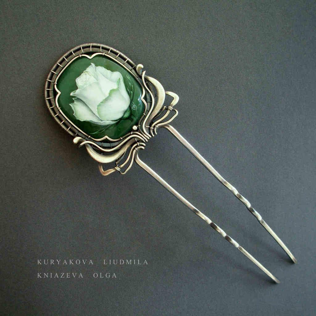 Шпилька для волос Авторы Ольга Князева и Людмила Курякова Фото 1