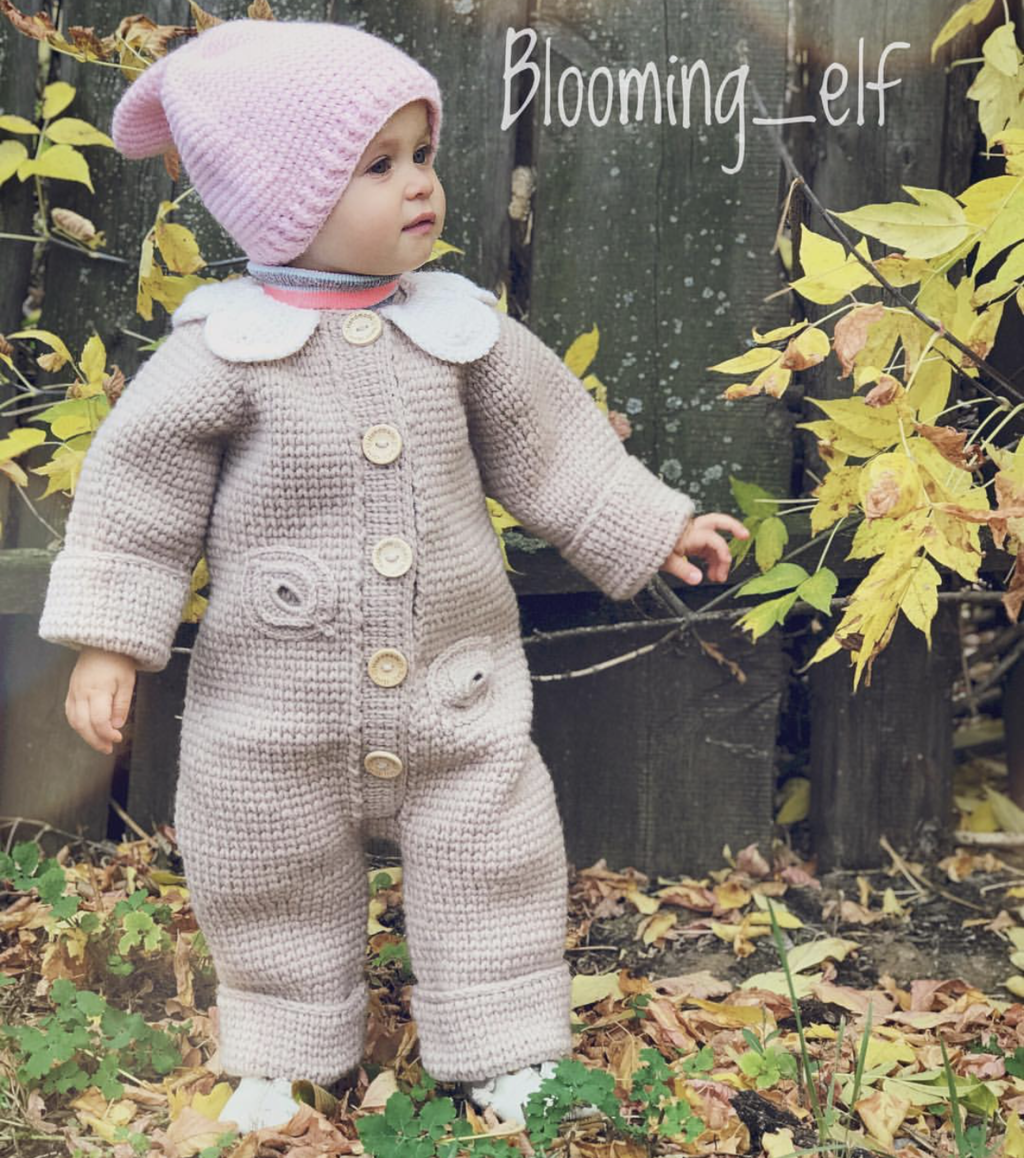 Комбинезон крючком #Blooming_Elf