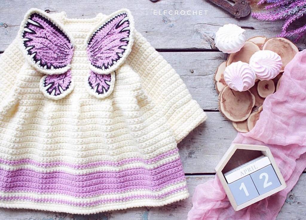 кардиган-пальто крючком #Angel_cardigan