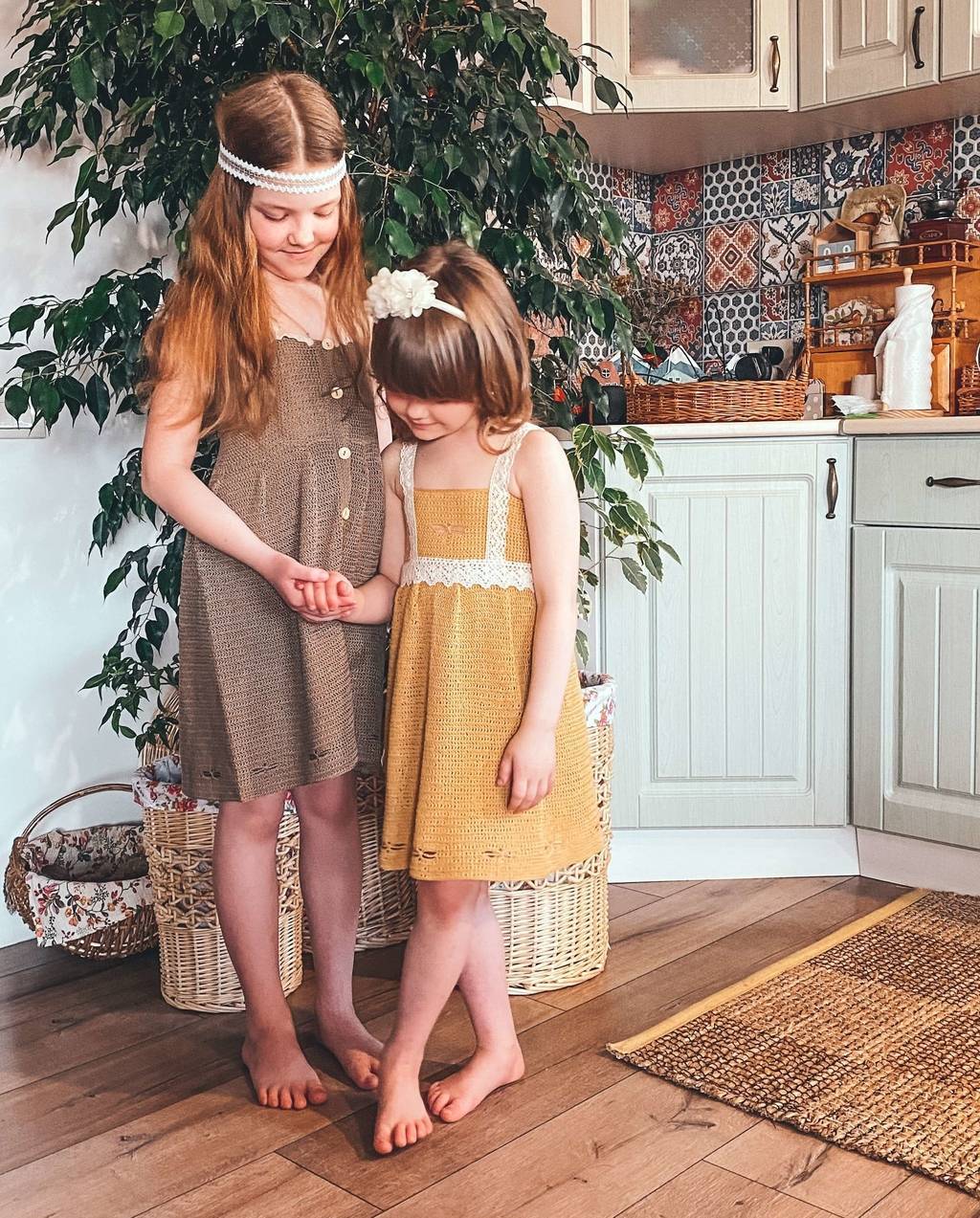 сарафан крючком Elf_Стрекоза