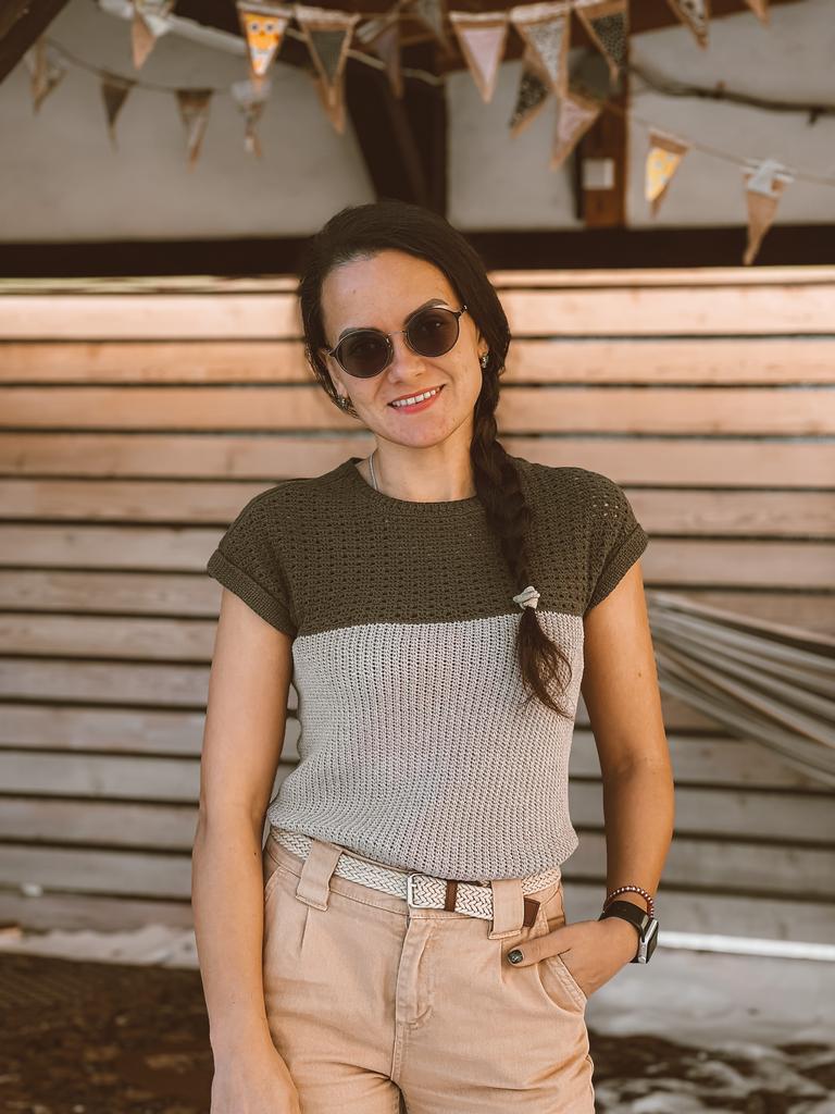 Топ крючком для детей и взрослых