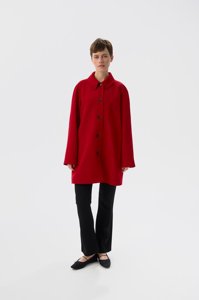 Полупальто Mackintosh red