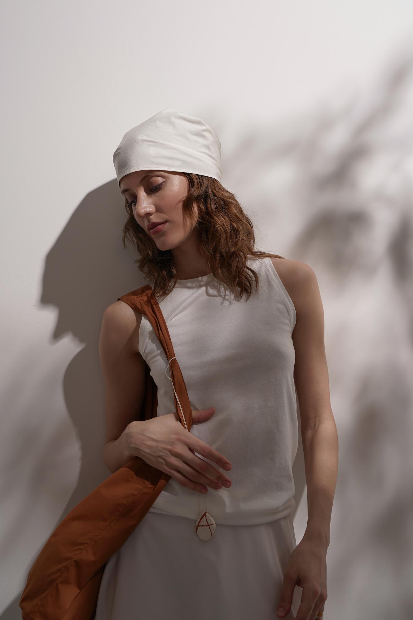 Майка трикотажная milk-white