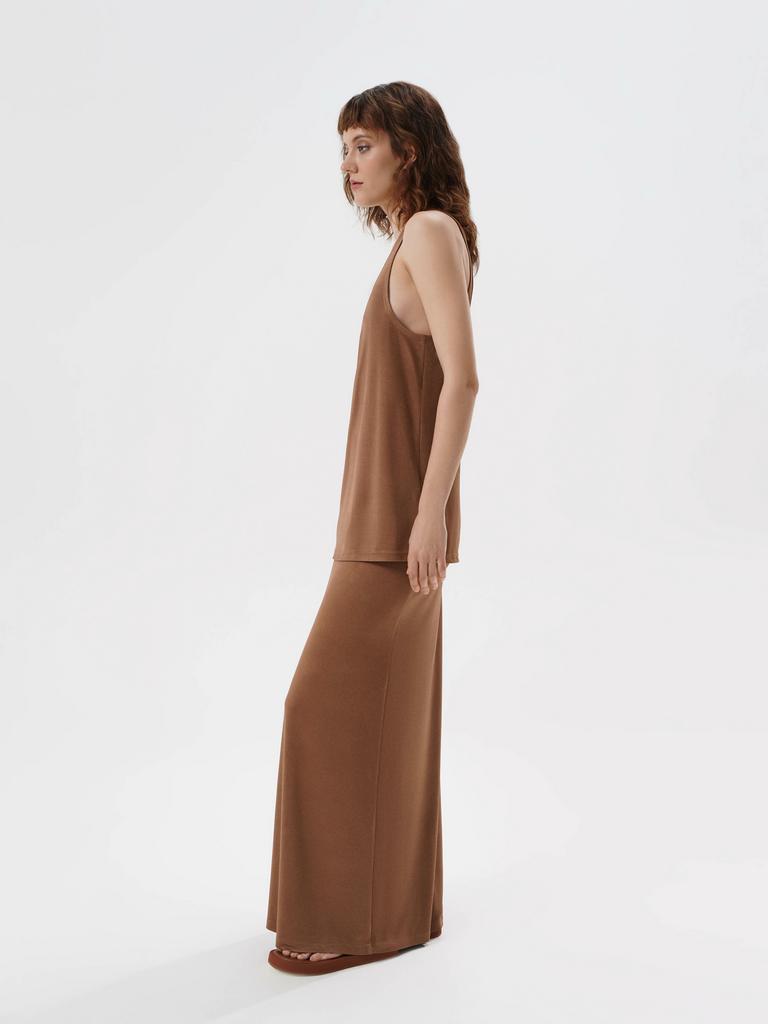 Юбка трикотажная camel