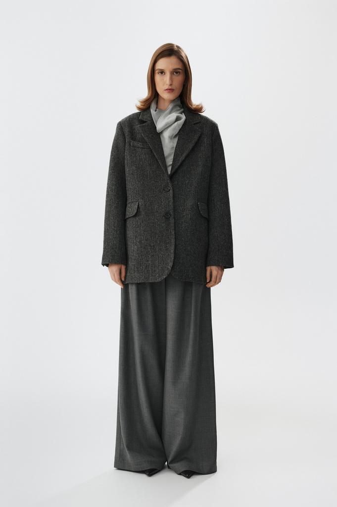 Пиджак Preston в серую елочку