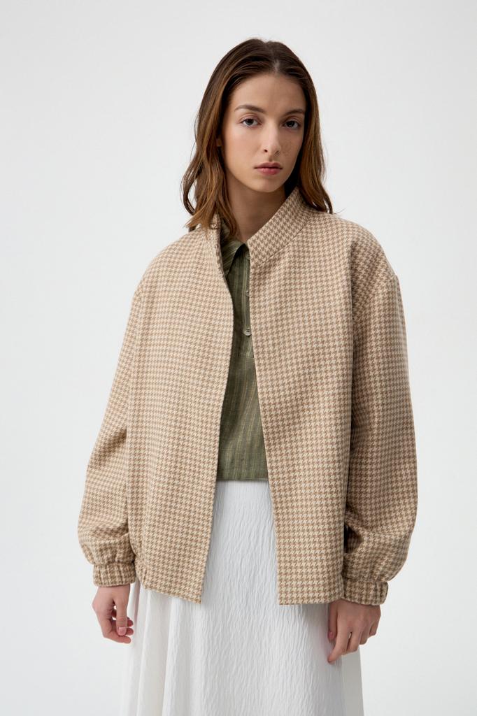 Бомбер в гусиную лапку