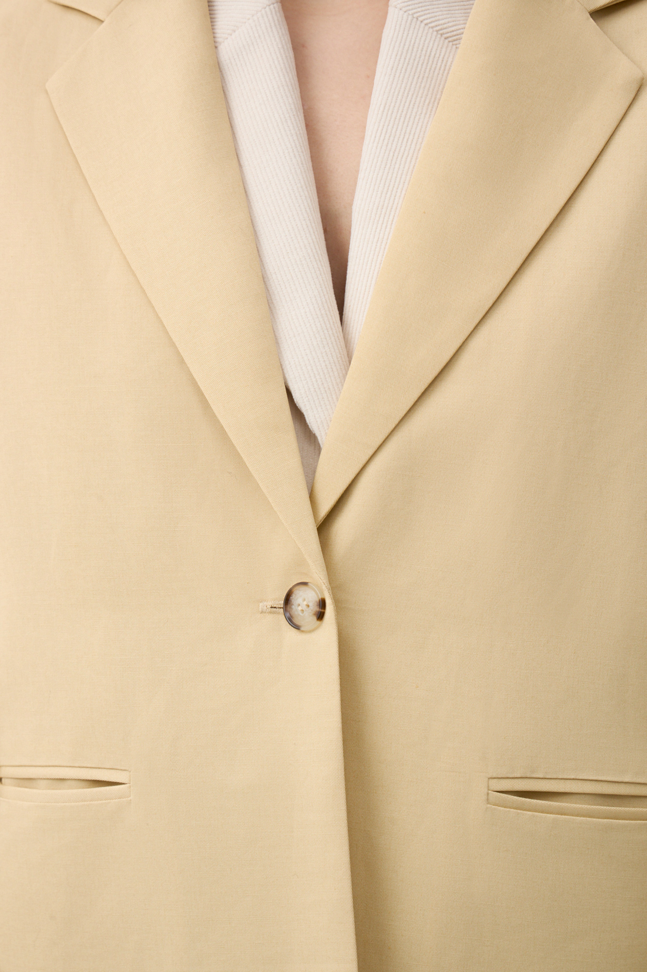 Однобортный тренч butter