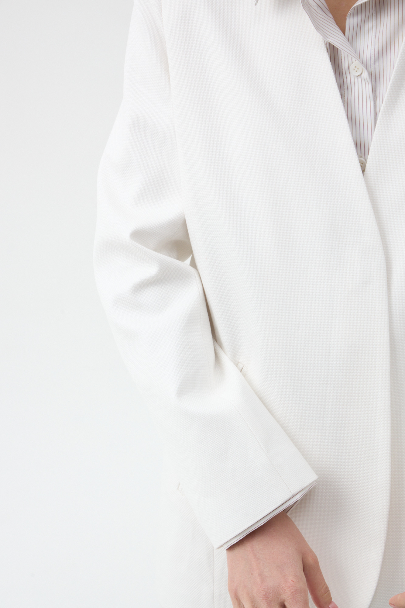 Preston без воротника белый