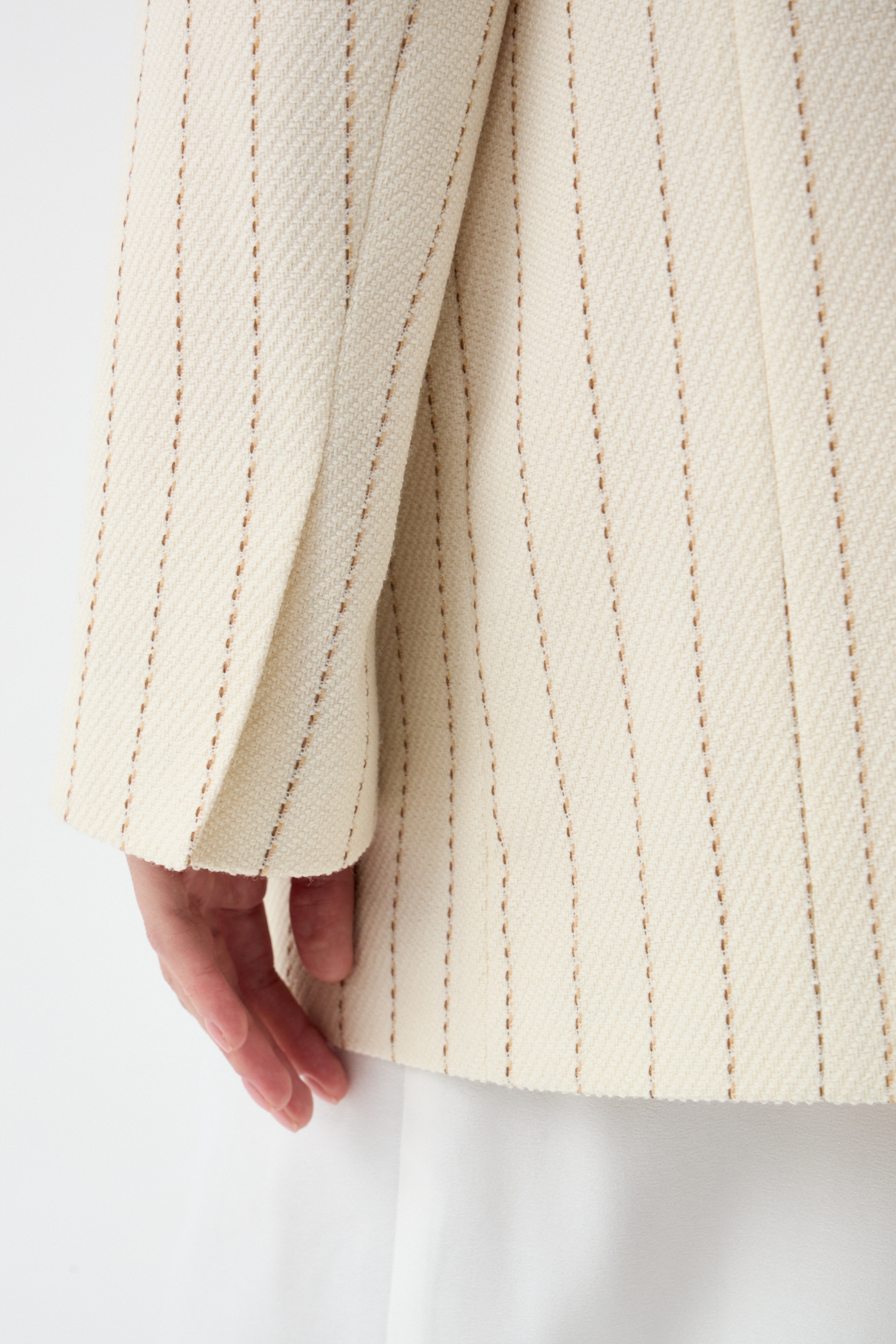 Preston без воротника в полоску