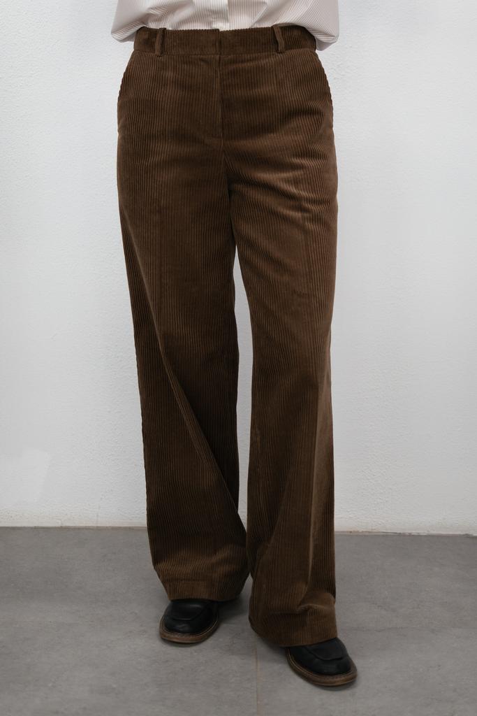 Брюки вельвет коричневые