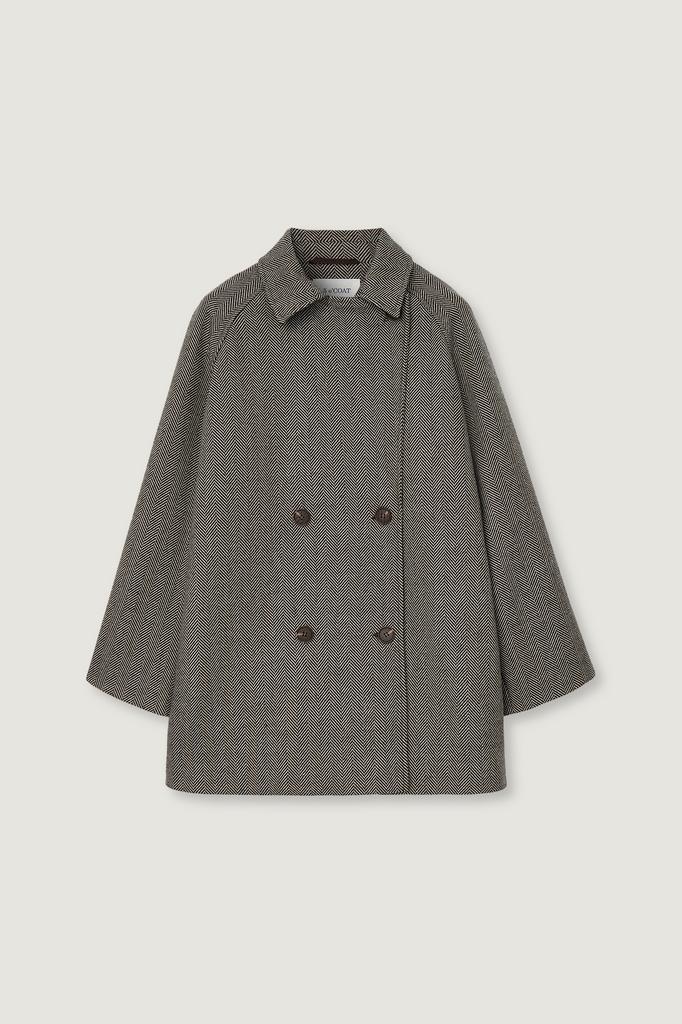 Полупальто Lancaster в елочку