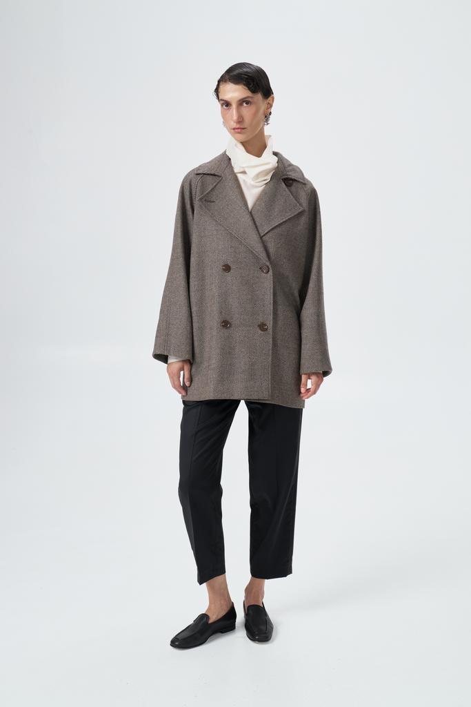 Полупальто Lancaster в елочку