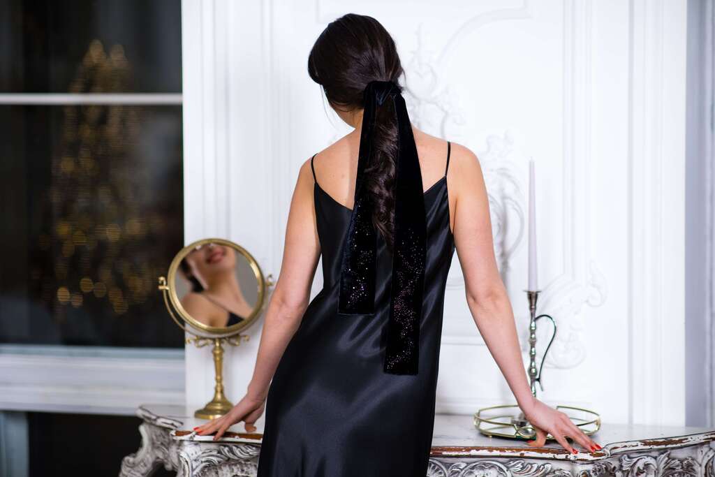 Бархатная лента «Россыпь звезд»