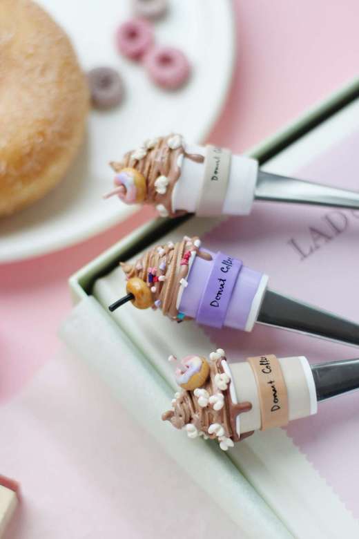 Ложка с кофейным стаканчиком Donut (JUL'S SMALL BAKERY)