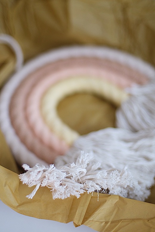 Радуга интерьерная в детскую в персиковых тонах (RADUGADUGA SHOP)