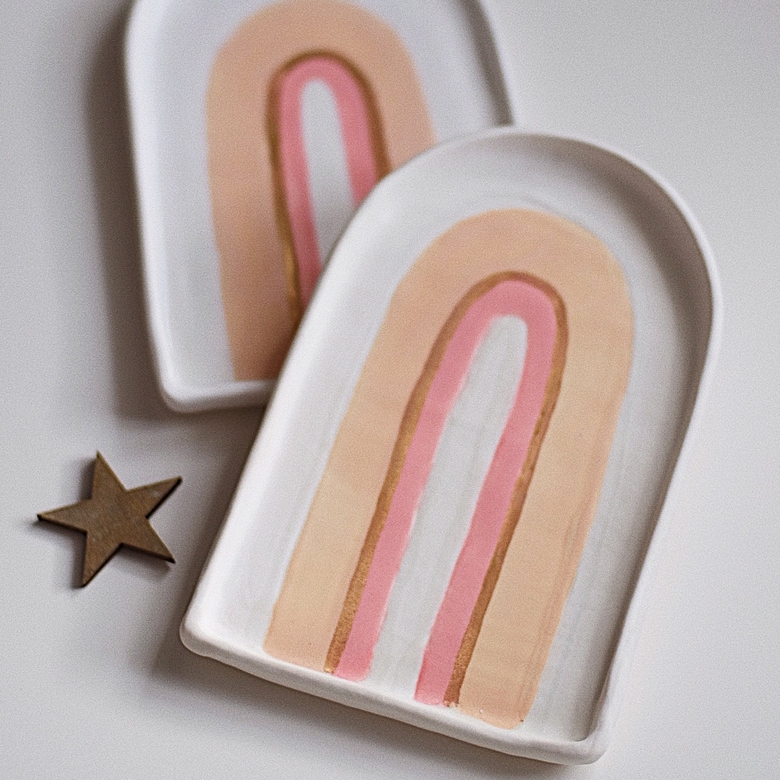 Тарелочка Arches Rainbow (SUGAR PINE)