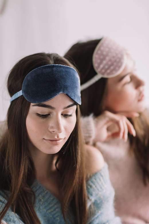 Маска для сна из хлопка Лазурь (YOUR SLEEP STORY)