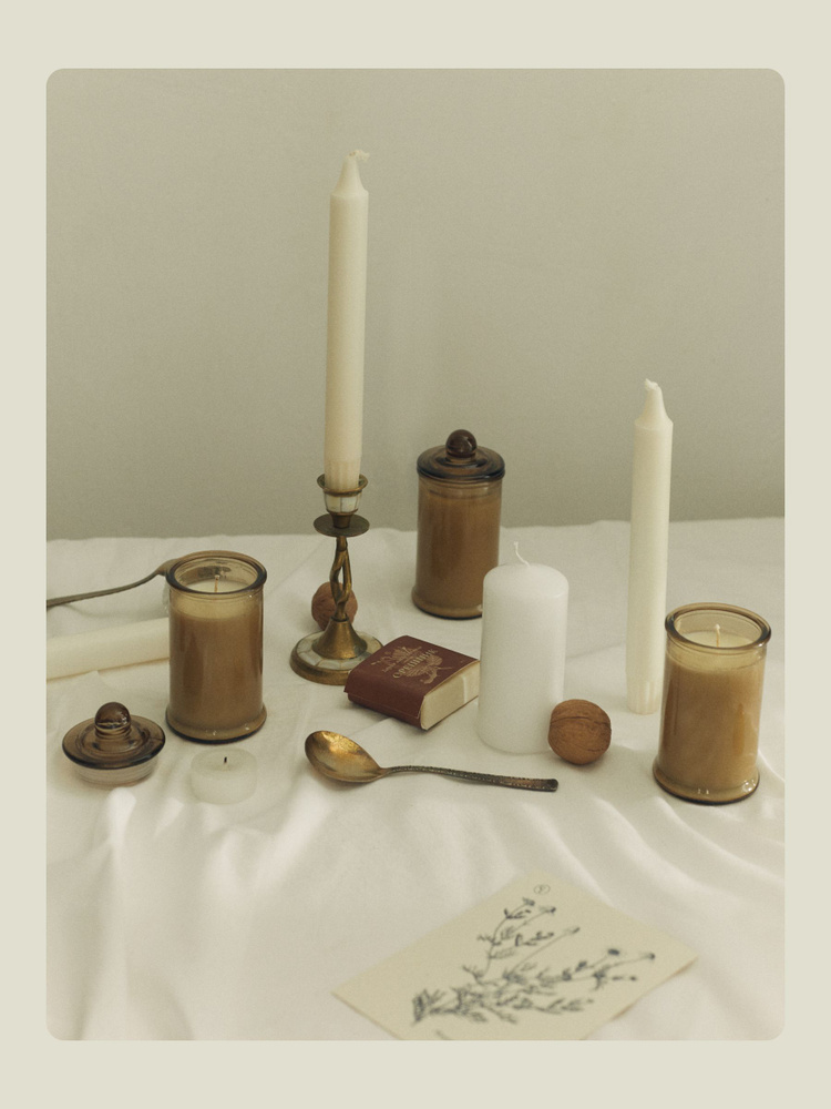 Свеча в стекле  (EX Tempore)