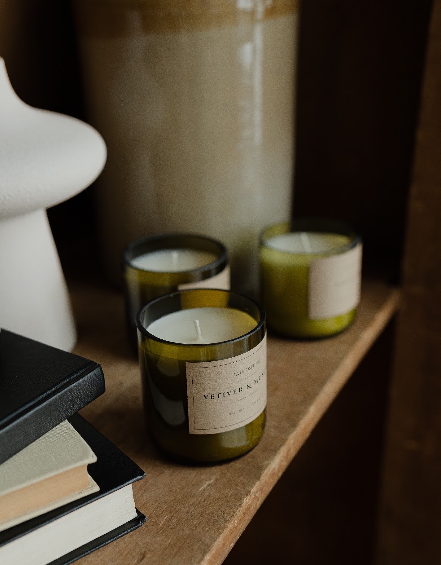 Свечи в бутылочном стекле (2 Atmosphere)