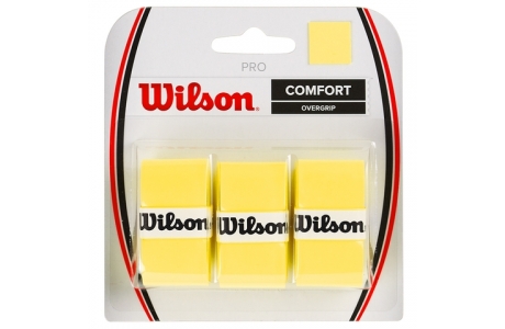 Намотка Wilson Pro Overgrip Жёлтая 3 штуки