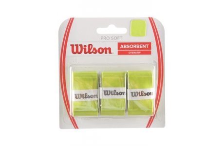 Намотка Wilson Pro Soft Overgrip Салатовая 3 штуки