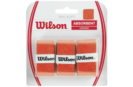 Намотка Wilson Pro Soft Overgrip Красная 3 штуки