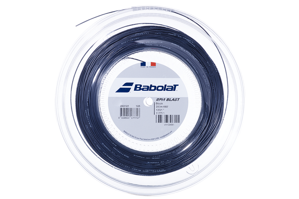 Теннисная струна Babolat RPM Blast 1,30 (200 м), черный
