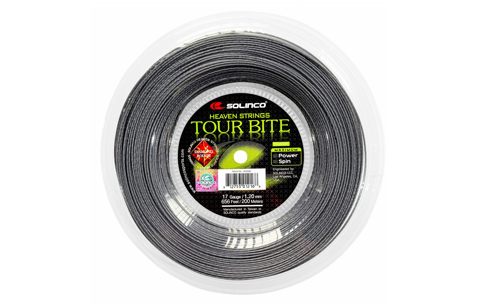 Теннисная струна Solinco Tour Bite Diamond Rough (200 м)