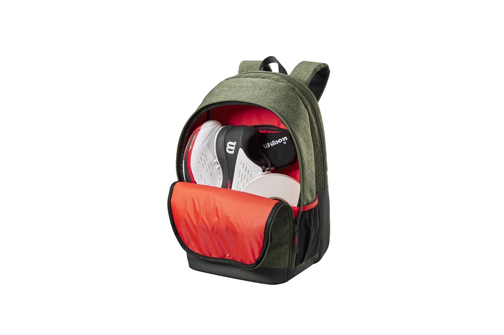 Рюкзак теннисный Wilson Team Backpack Heather (зеленый)