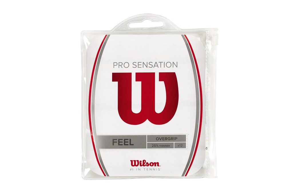 Намотка Wilson Pro Overgrip Sensation Белая 12 штук