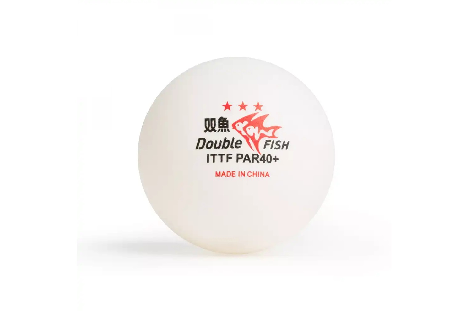 Мячи для настольного тенниса Double Fish PARIS 2024 3***, ITTF, 6 шт., белый