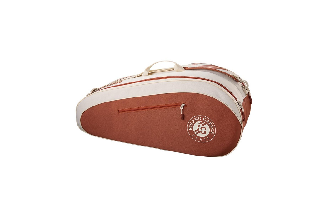 Сумка теннисная Wilson Roland Garros Team 6 Pack 2025 (бежевый/коричневый)
