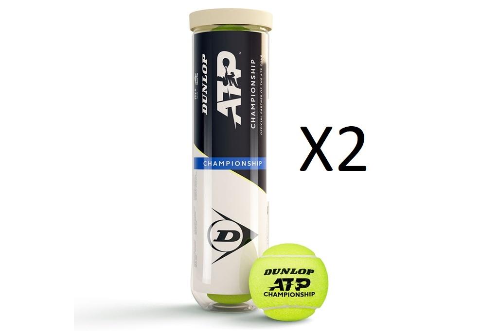 Теннисные мячи Dunlop ATP Championship 4 шт. (2х4 шт.)
