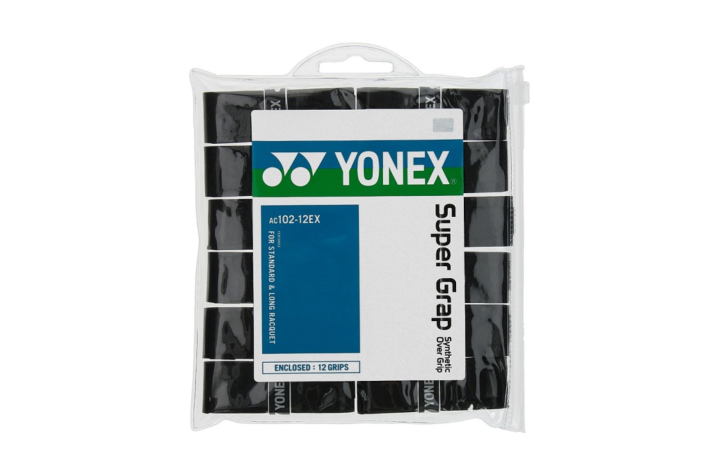 Намотка Yonex Super Grap 12 штук (чёрный)