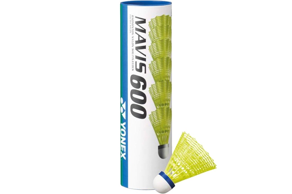 Воланы для бадминтона Yonex Mavis 600 Middle (средний), 6 шт. в упак.