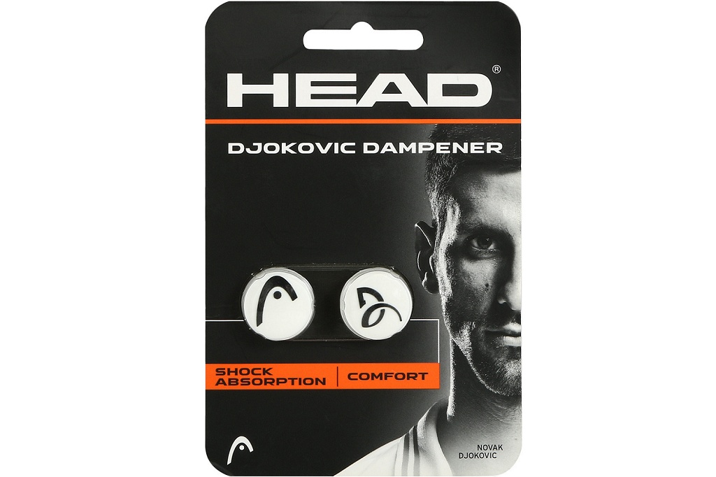 Виброгаситель Head Djokovic Dampener (2 шт.), белый/чёрный