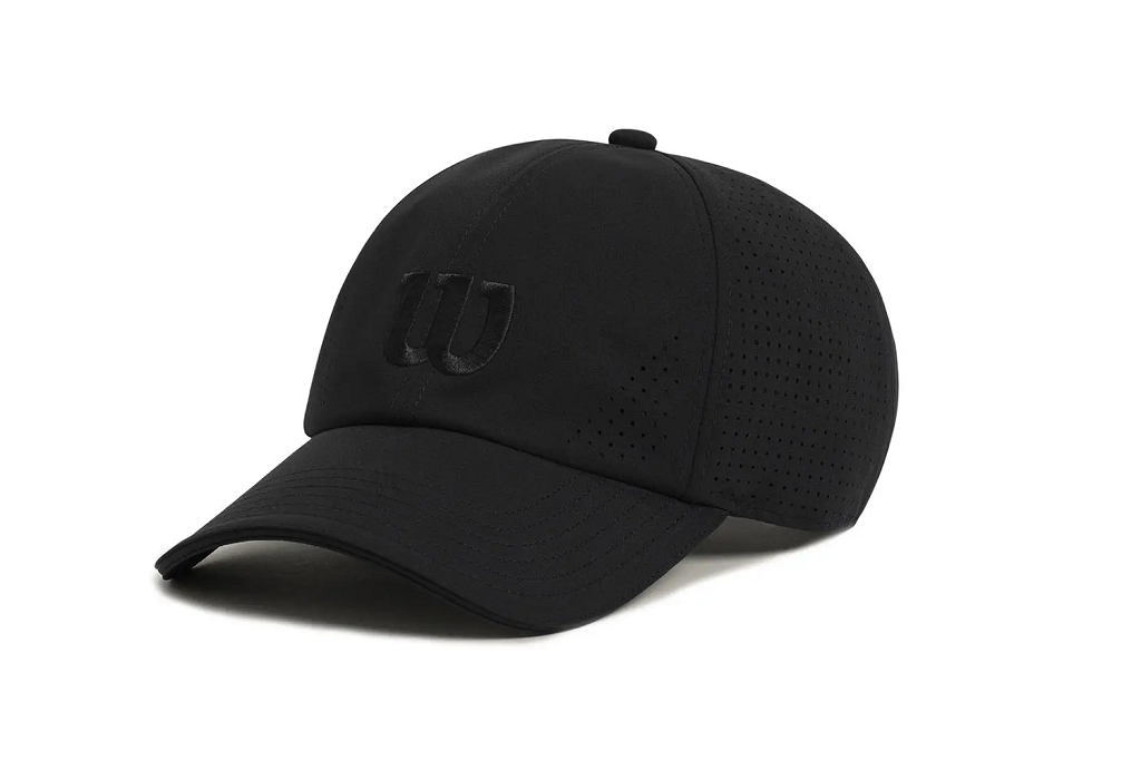 Бейсболка теннисная Wilson Active Perforated Cap (чёрный)