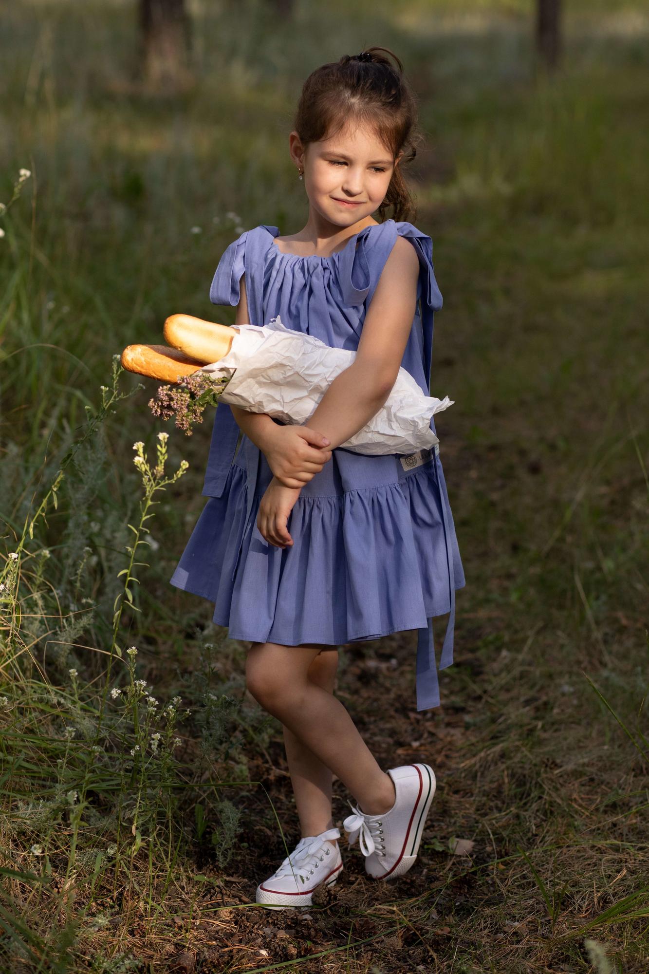 Платье с бантами