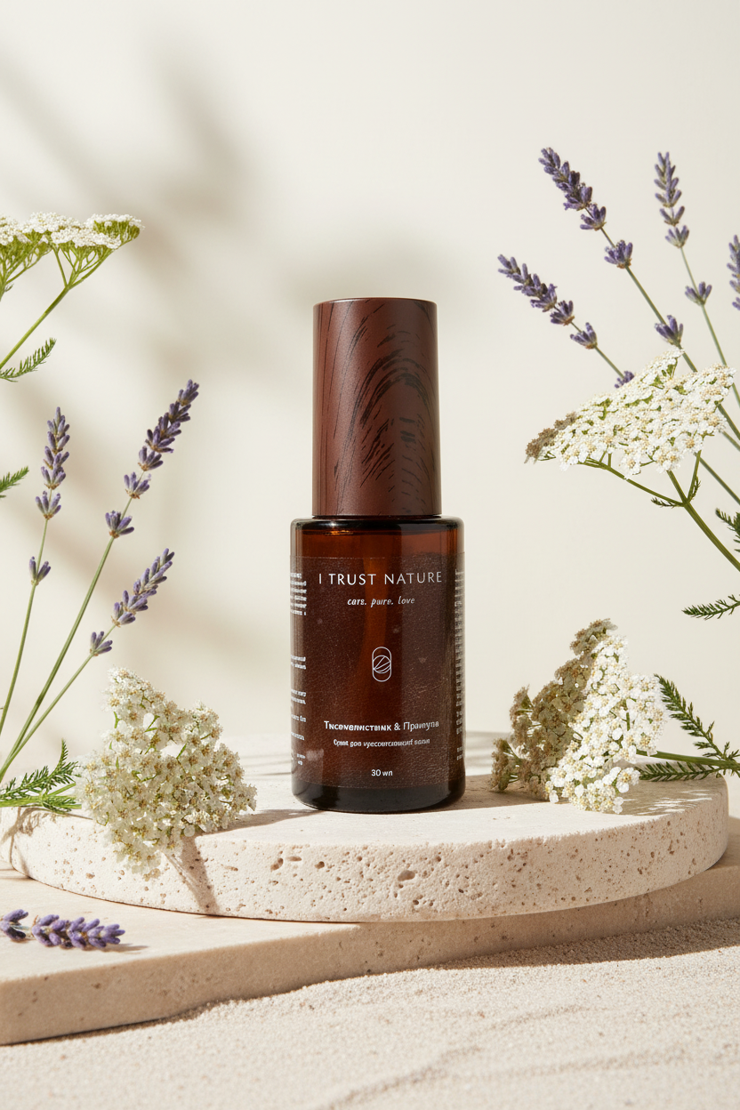 Крем для чувствительной кожи "Тысячелистник & Примула"