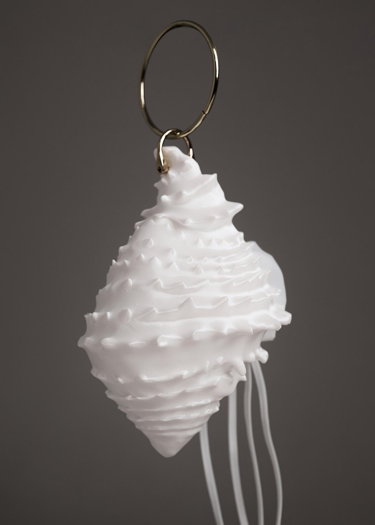 Клатч Морская раковина, белый