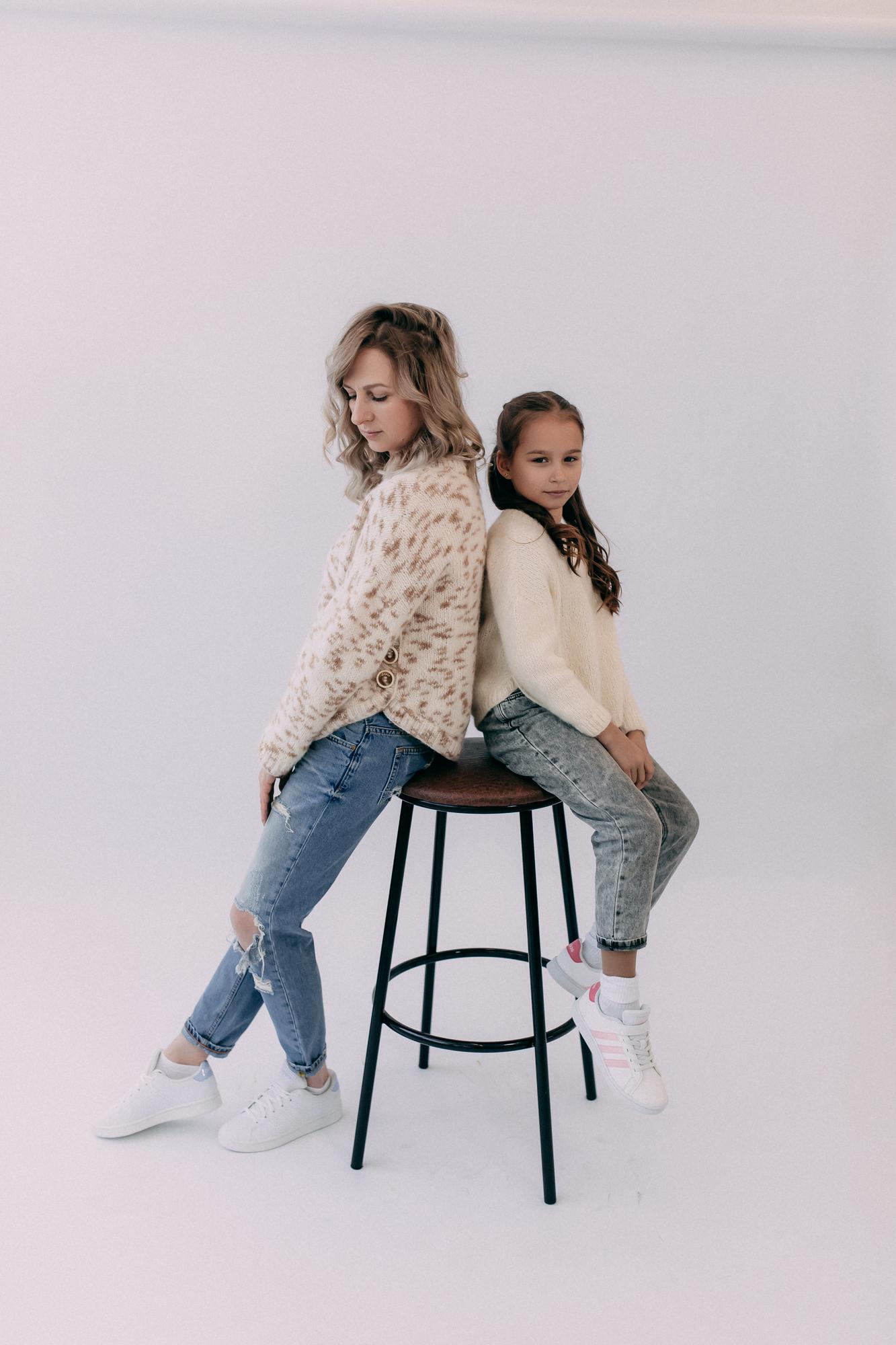 Набор «детский + взрослый» джемпер «Атмо»