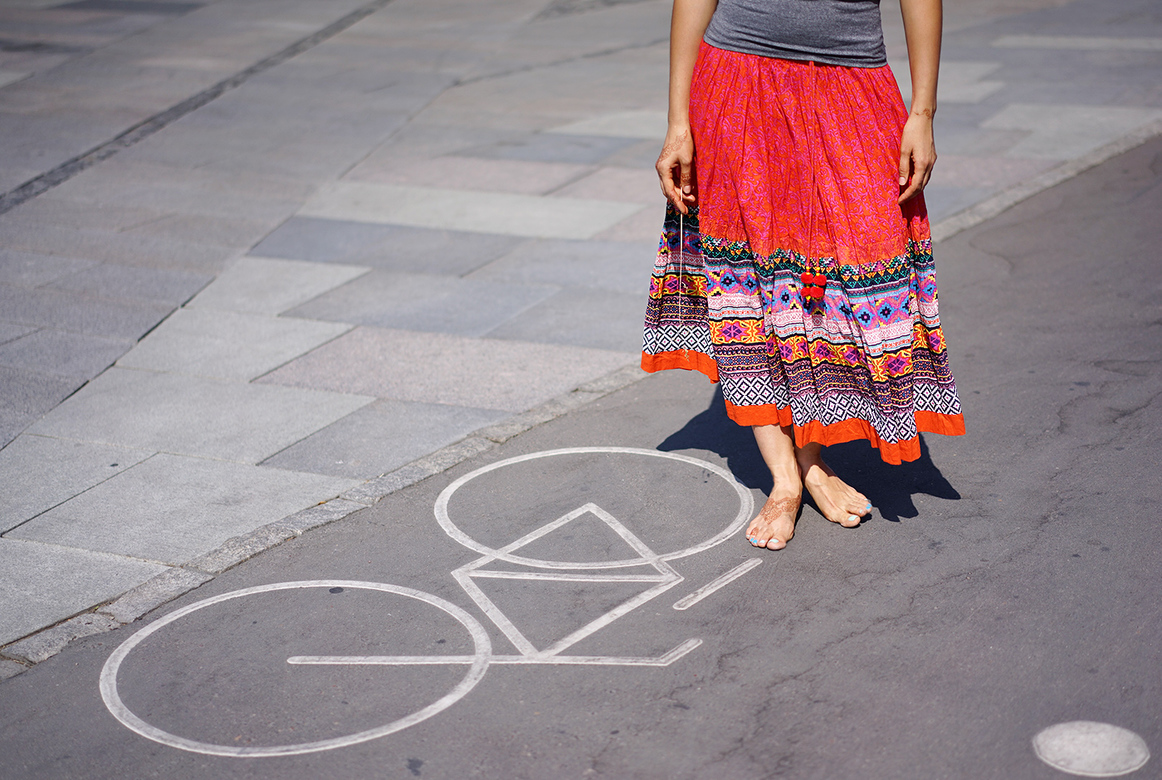 Розовая юбка Akkriti