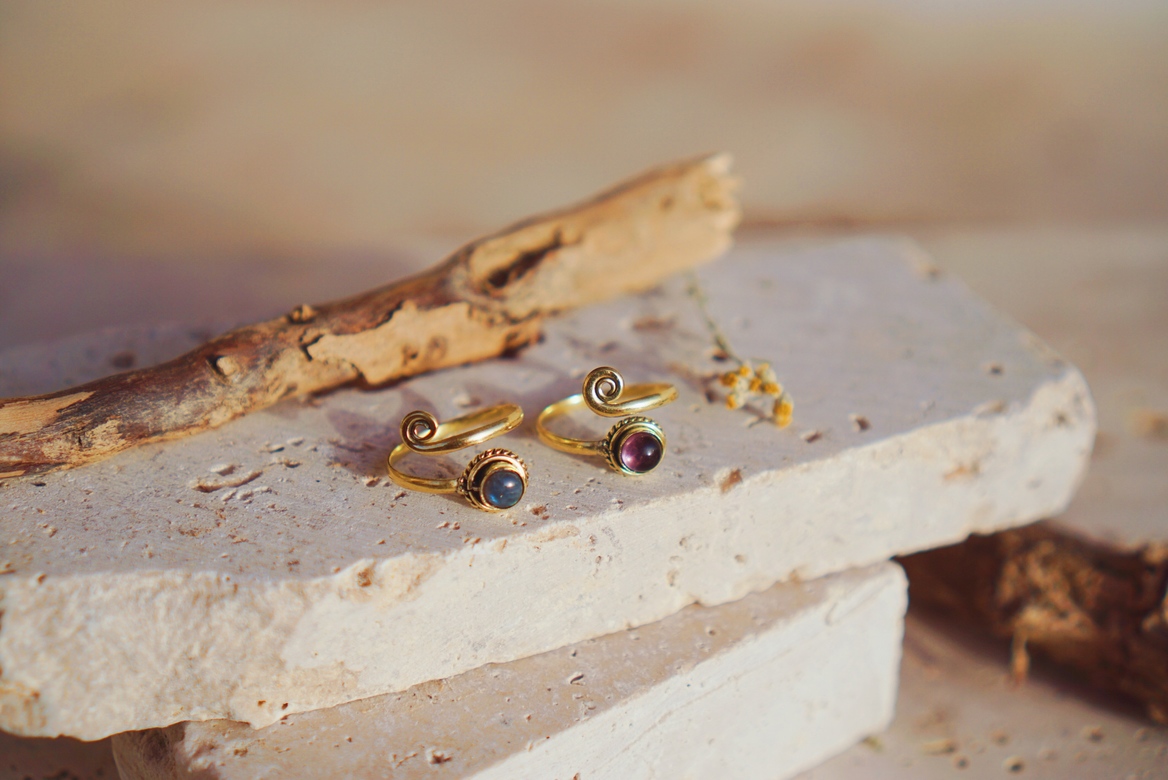 Безразмерные латунные кольца