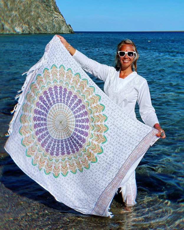 Большой летний палантин/парео