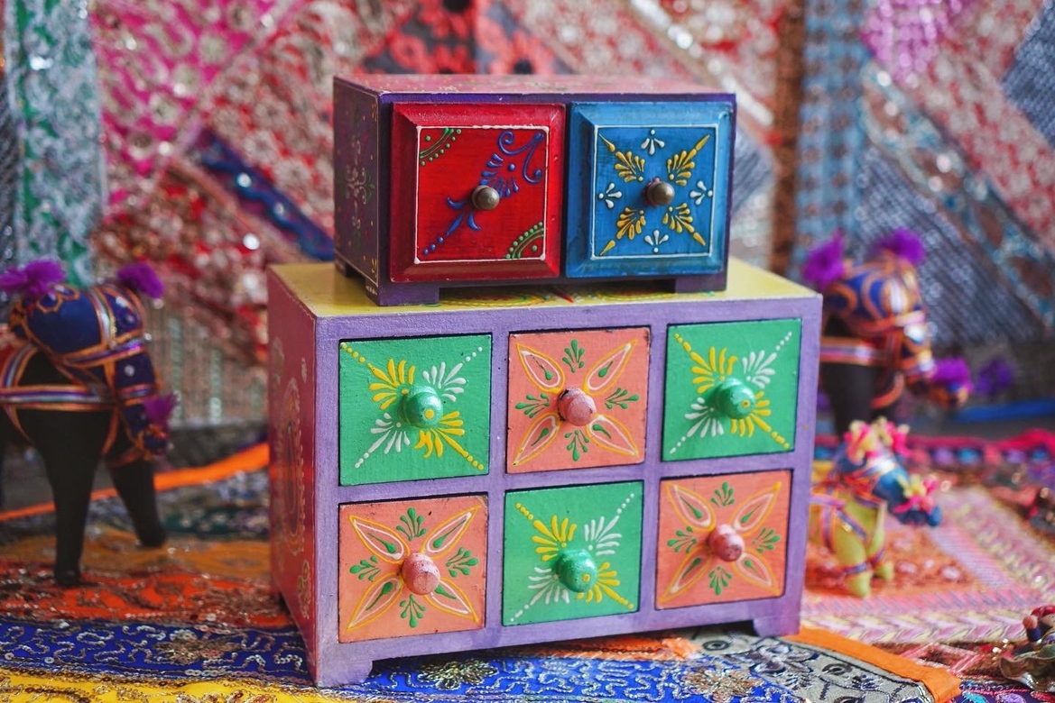 Цветные мини-комоды